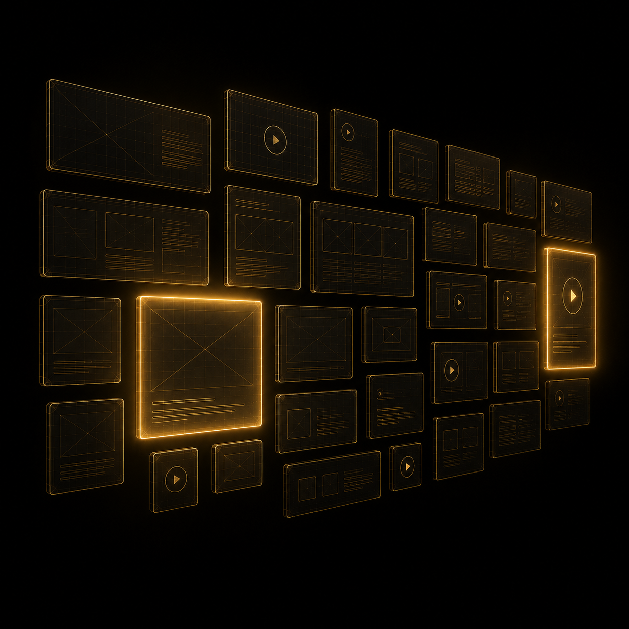 Grille de formats et contenus visuels